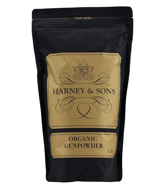 Harney &amp Sons Organic Gunpowder 16oz Bag of Loose Tea