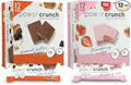 Power Crunch Protein Wafer Bars High Protein Snacks Peanut Butter Fudge and Strawberry Crème 1.4 Ounce (12 Count) Bundle