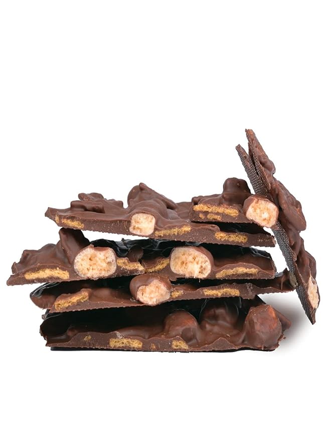 Pumpkin Spice S'mores Bark Luxe Milk Chocolate Bark by Chuao Chocolatier | Gourmet Snacking Chocolate Artisan European No Preservatives | For Gift Baskets Christmas Valentines Day Holiday Gifts | 1