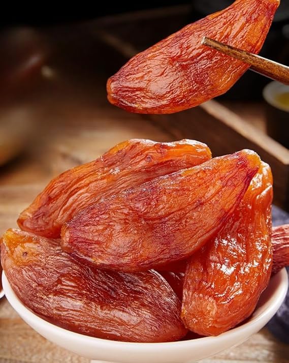 Crispy Fried Dried Sweet Potato (250/g bags) 100% Natural Convenient BreakfastDessertsSweetCandied FruitsDried fruitsSnack FoodsDelicious Chinese snack gifts (3bags)