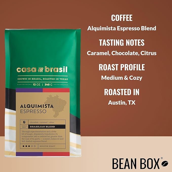 Bean Box Sampler - Roasted by Casa Brasil s 2-Pack Whole Bean Coffee Gourmet Coffee
