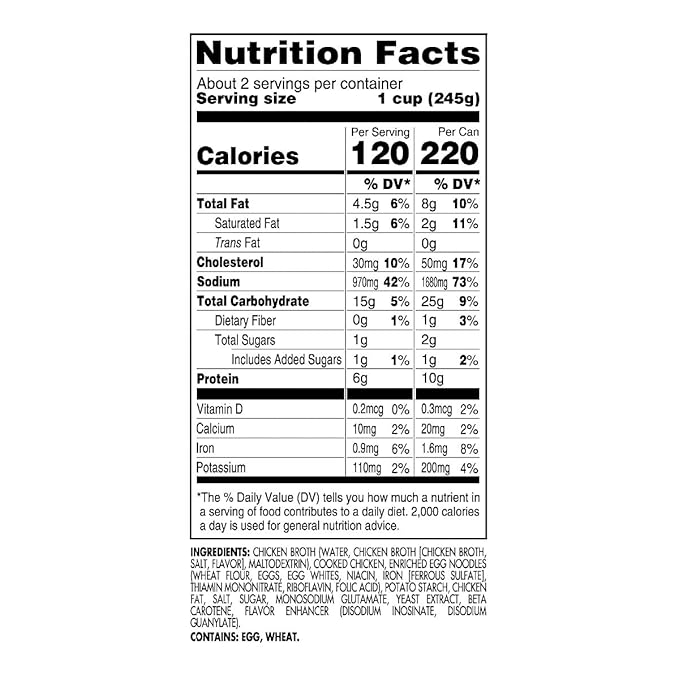 Hanover Chicken Noodle Soup 15 Ounces (Pack Of 12)