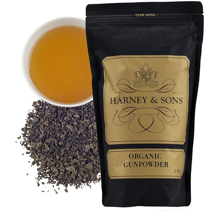 Harney &amp Sons Organic Gunpowder 16oz Bag of Loose Tea