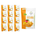 Gourmet Grove - Sliced Mango 6 oz Snack Packs | Soft Juicy Natural Dried Mango Slices | Lightly Sweetened (Pack of 12)