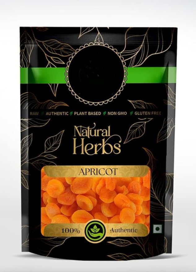 Generic Dried Premium Turkish Apricots | Vegan Sun Dried Apricots | Gluten Free &amp Sodium Free | Pure &amp Natural (100 Grams)