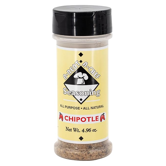 Chipotle Seasoning - All Natural - A-Rent-A-Chef - All Purpose - Gluten Free - 3 Pack of 4.96 oz - MSG Free - USA Made - Proudly Made in Nebraska - Smoked Spice - Spicy not Hot - Versatile Seasoning