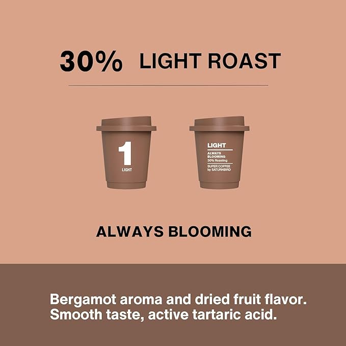 SATURNBIRD Specialty Coffee Instant Cold Brew Light Roast 100% Arabica Powder Enjoy Hot/Cold 24 Single Serves for Camping Traveling Home Office(NO.1)