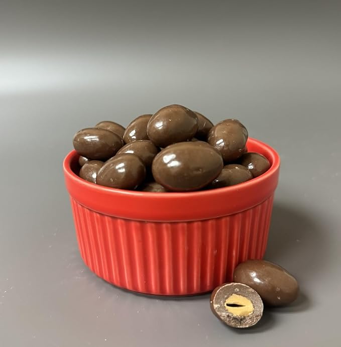 Milk Chocolate Covered Almonds 2-Pound Bag | Classic Chocolate Covered Nuts | Coated Roasted Almonds for Buffets Party Favors Gifting Corporate Events &amp Movie-Night Mixes