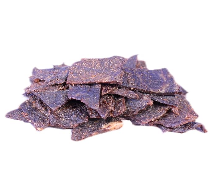 The Meat Co Texas Grill Beef Jerky kosher certified Made with Premium Meats handmade (8oz)
