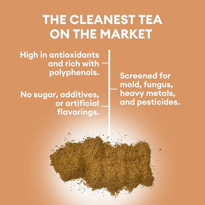 Cusa Tea &amp Coffee | Premium Instant English Breakfast Tea With Real Fruit &amp Spices | Organic Leaves Drink Mix Packets | Hot or Iced Tea (30 Single Servings)
