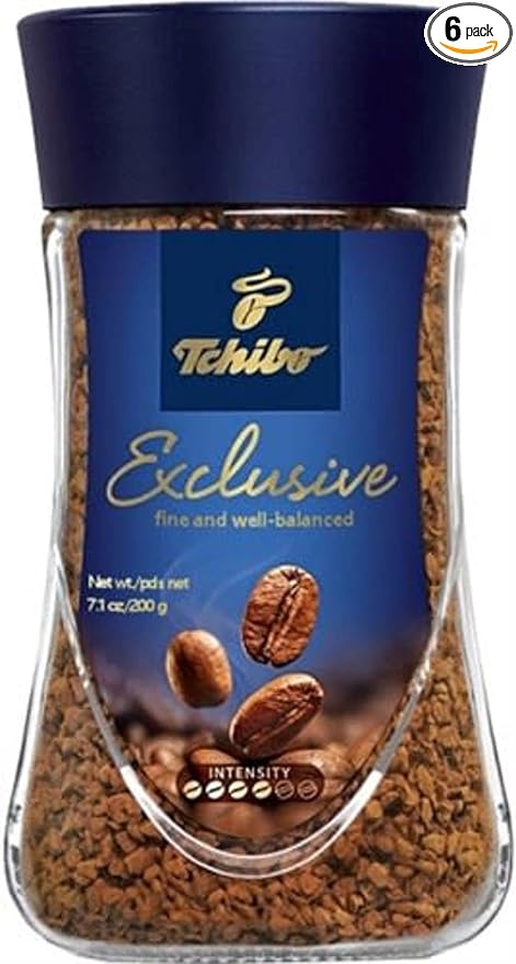 Tchibo Exclusive Instant Coffee 7oz/200g (Pack of 6)
