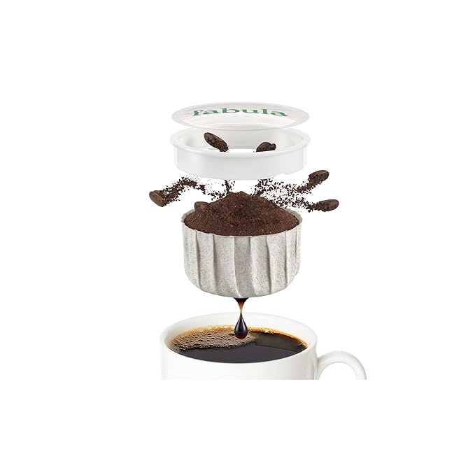 Fabula Coffee Pods Light Roast - Low Acid - Single Origin - Mold Free - Non-GMO - Fair Trade - Kcup Compatible with Keurig &amp Keurig 2 Machines - 24 Count
