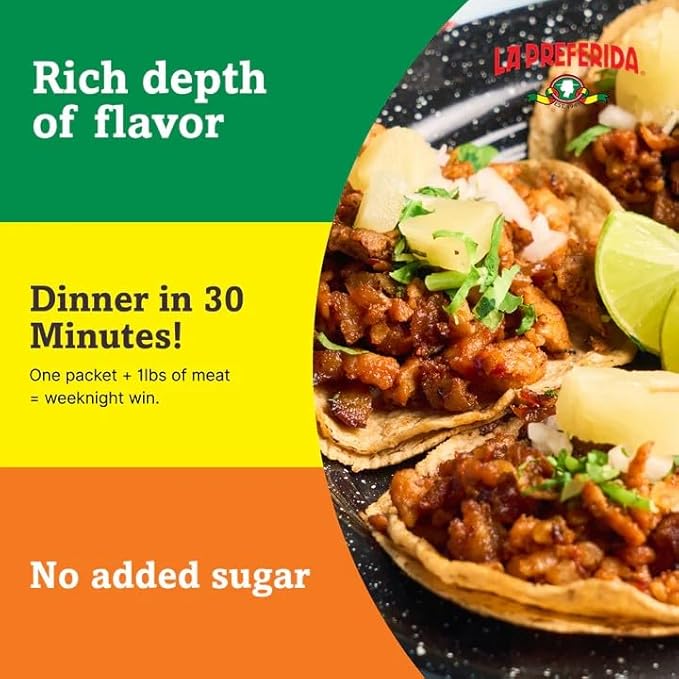 La Preferida Al Pastor Seasoning 1 Oz (Pack of 6)