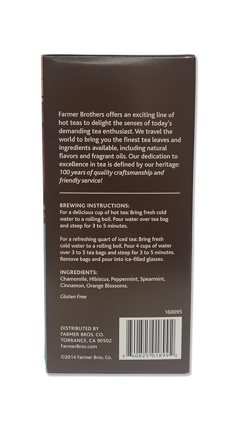 Farmer Brothers Premium: Enchanting Moments Herbal Tea - 6/25 ct boxes