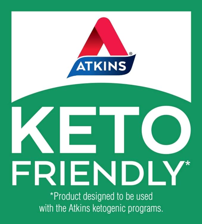 Atkins S’mores Protein Meal Bar High Fiber 1g Sugar 4g Net Carbs Meal Replacement Keto Friendly 5 Count