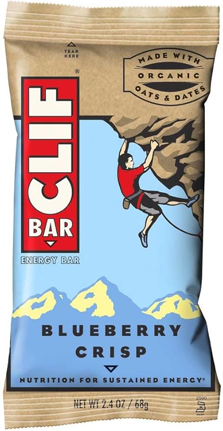 Clif Blueberry Crisp Snack Bar 2.4 Ounce -- 192 per case.