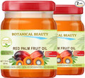 RED Palm Fruit Oil 100% Pure UNREFINED Extra Virgin Undiluted Cold Pressed Super Food 7.75 Fl.oz 225 (2 Pack) ml by Botanical Beauty