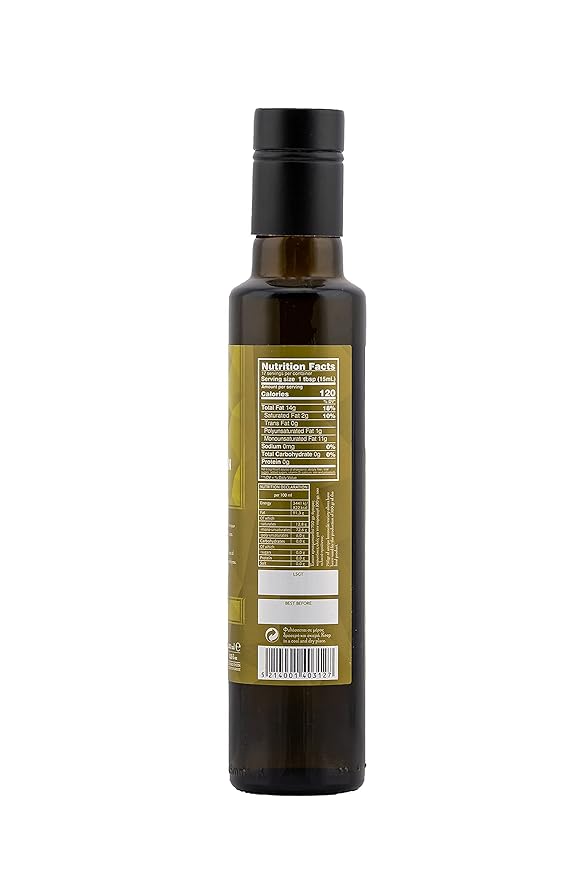 SYLLEKTIKON Premium Gourmet Flavored Unripe Extra Virgin Olive Oil (Lemon Orange Thyme)