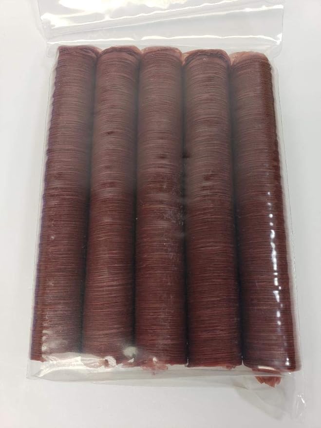 19 mm SLIM snack stick casings for homemade snack sticks. Beef Collagen. 5 strands per pack