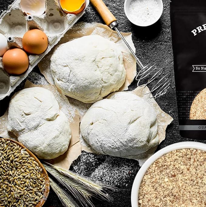Presto Sales Almonds Fresh Natural Unblanched fine Flour / Meal healthy Raw 80 oz. | KETO and PALEO friendly Vegan Alternative Premium Quality Skin on Delicious | #1 Diet Low Carb Protein Whe