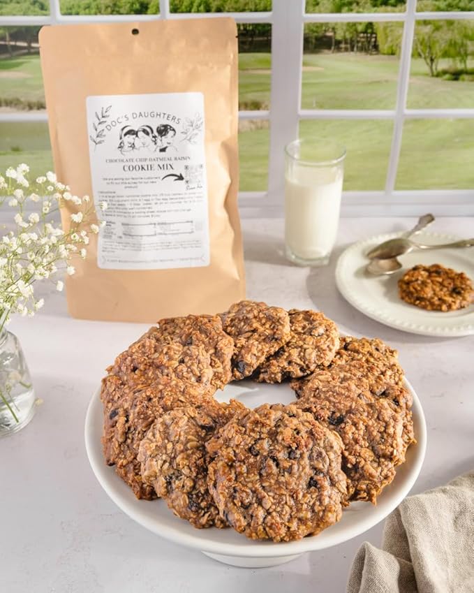 Doc's Daughters Chocolate Chip Oatmeal Raisin Cookie Mix (Pack of 3)