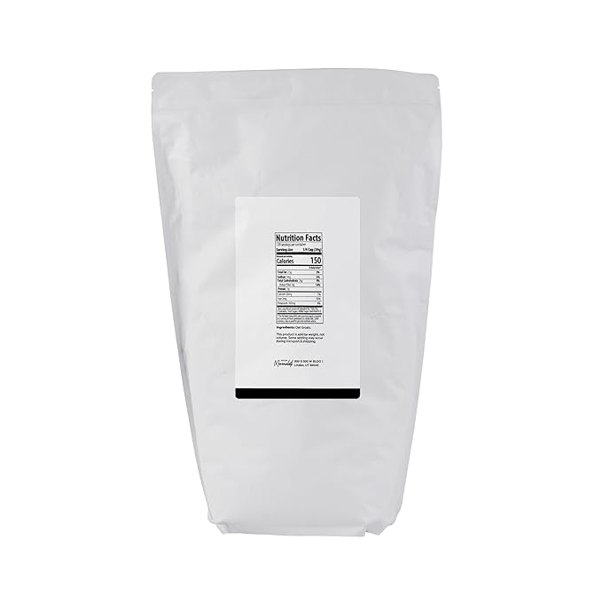 Minimalist Oat Groats Ideal for Cooking and Baking Packaged in a Resealable Bag (12 Pound)