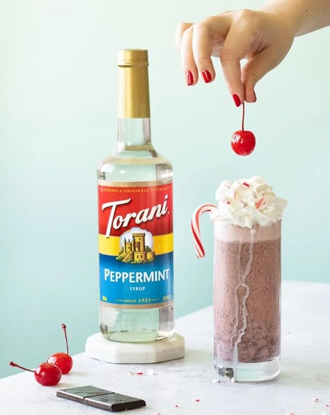 Torani Syrup Peppermint 25.4 Ounces (Pack of 4)