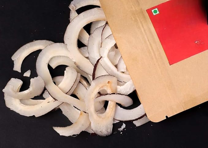 Generic Fresh Dry Coconut Nariyal Slice Copra Slices 200g