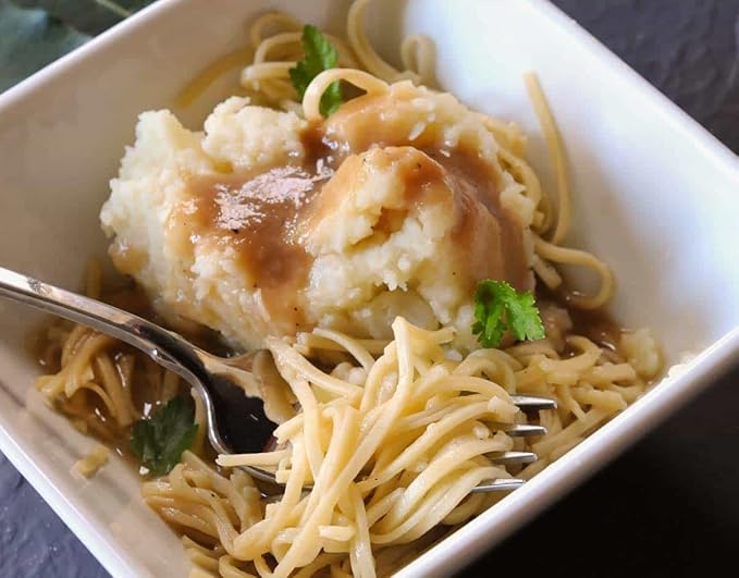 Fine Egg Noodle Pasta | 100% Durum Semolina Flour | Made in America | by Dasher's Spice &amp Beans | 5 lb.