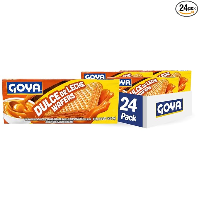 Goya Foods Dulce Le Leche Wafers 4.94 Ounce (Pack of 24)