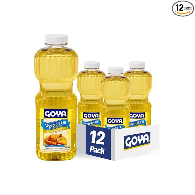 Goya Foods Vegetable Oil 24 FL Oz (Pack of 12)
