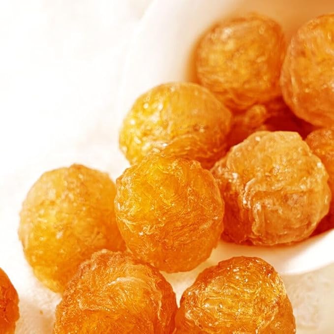 Longan Dried Fruit 500g- Large Thick Fleshed Dried Longan for Brewing Perfect with Silver Fungus Red Dates &amp Goji Berries - Sweet &amp Nutritious Snack Natural Sweet Dragon Eye Dried for Tea