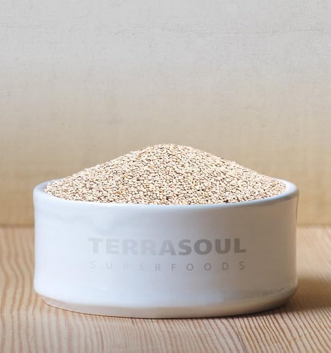 Terrasoul Superfoods Organic White Chia Seeds 2 Lbs (2 Pack) - Omega Fats Fiber Plant Protein