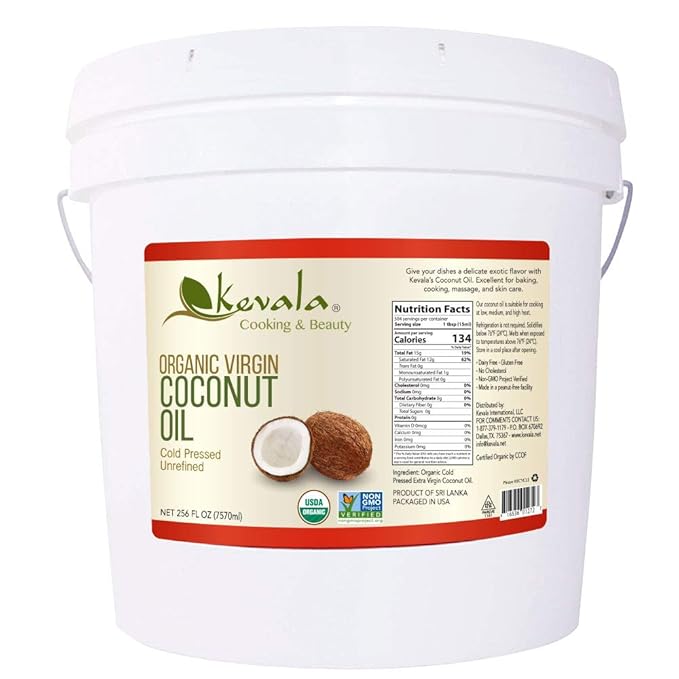 Kevala Organic Coconut Oil 16 Pound (256 Fl Oz)