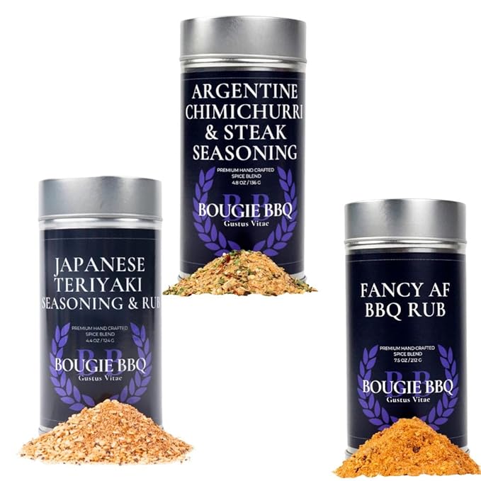 Flavor Field Trip Trio – Fancy AF Japanese Teriyaki &amp Argentine Chimichurri Seasonings | Back‑to‑School Grill Passport by Gustus Vitae