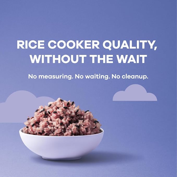 OTOKI Korean Sprouted Black Rice Antioxidant-Rich Purple Rice Bowls Gluten-Free &amp Vegan Ready in 2 Minutes 7.41 oz (Pack of 12)