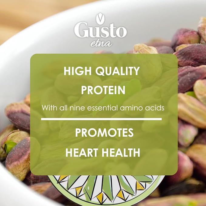 Pistachios No shell Raw Shelled Unsalted 2.2 lb (1 kg) Turkish Pistachios Raw Kernel Natural Purple Color Gusto Etna