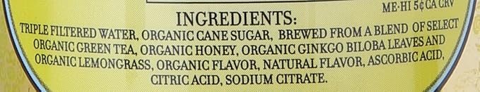 Harney &amp Sons Organic Green Iced Tea with Citrus &amp Ginkgo Certified Organic and Fair Trade (70026) 16 Fl Oz (Pack of 12)