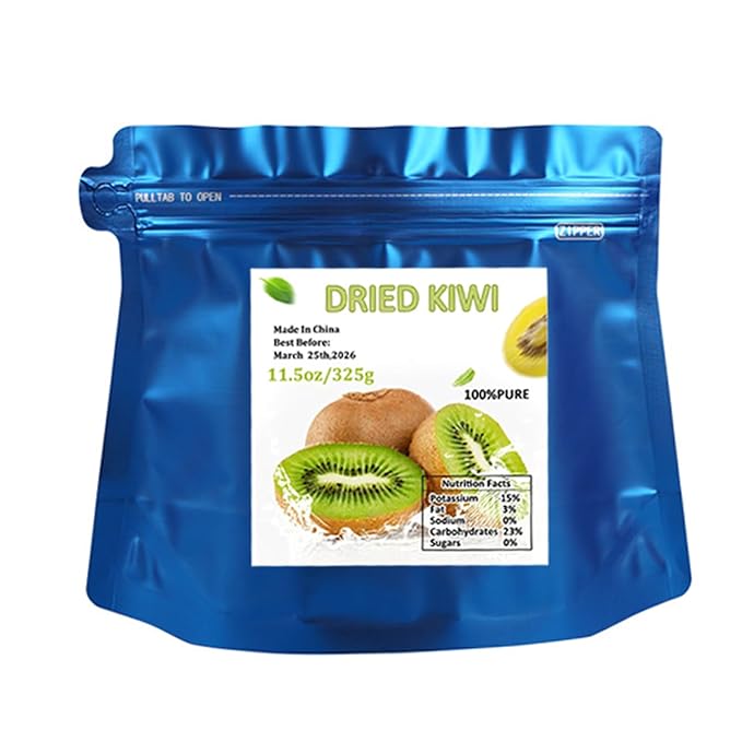 Dried Kiwi Dried Kiwi No Sugar Added 11.5Oz/325g Dehydrated Fruit Slices Unsweetened SnacksDesserts Fruit Cocktails Crafts PotpourriSafely Sealed Bag for Prolonged Freshness100% Natural