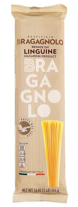 Sample Pack 2(Pastificio Bragagnolo) 1 Pound Bag of Spaghettoni 805 1 Pound Bag of Rigatoni 843 1 Pound Linguine 811 Bronze-Drawn 100% Italian Pasta Made with Durum Wheat Semolina Flour Non GMO