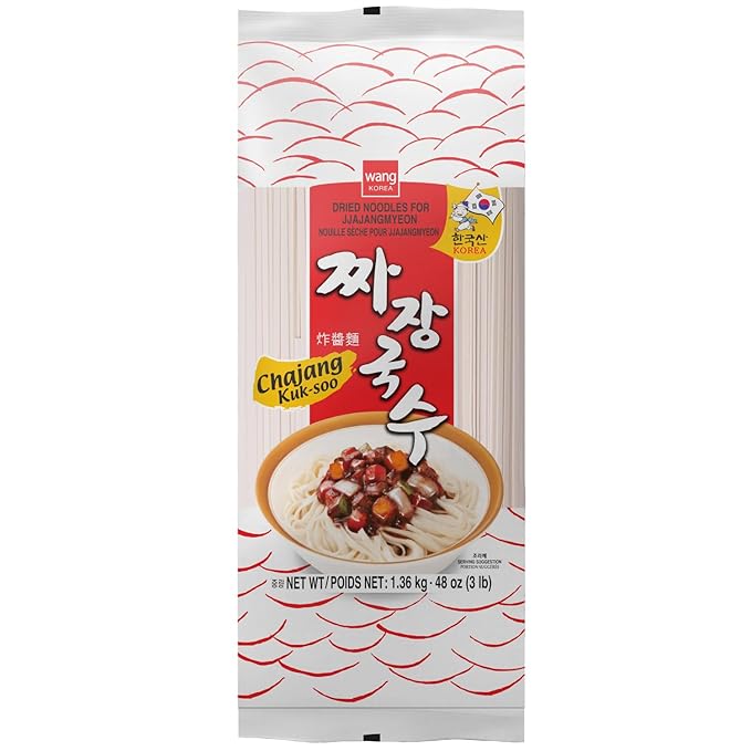 Wang Essential Korean Noodle for Pantry - Makguksu Udon Jjjajang Memil Soba