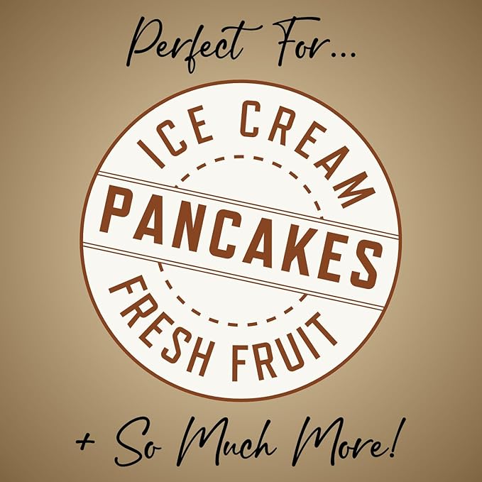 Creamy Gourmet Breakfast &amp Dessert Syrup | Organic Ingredients - Clean Label | No Preservatives Artificial Flavors or Corn Syrup | Gluten-Free | Dutch Village Salted Caramel &amp Snickerdoodle