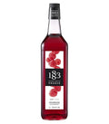 1883 Raspberry Syrup for Drinks Made in France 1 Liter Glass Bottle