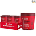 Hethstia Konjac Noodle Spicy Beef Soup 6-Pack Instant Shirataki Pho Soup Cup Low-Calorie 34.32 oz Konjac Pho Pasta Spicy Beef Broth Sugar-Free Low-Carb Gluten-Free Vegan Healthy Asian Meal
