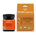 Wedderspoon Raw Premium Manuka Honey KFactor 16 (8.8 Oz Pack of 1) and Manuka Honey Drops Honey &amp Echinacea (20 Count Pack of 1) - Genuine New Zealand Honey Perfect Remedy For Dry Throats