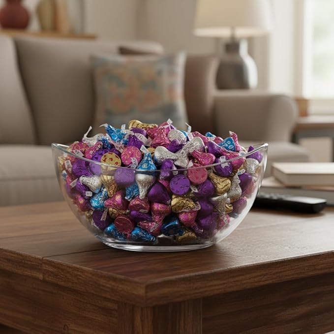 Assorted Kisses Candy Bulk Pack - 5lb Mixed Kisses Individually Wrapped Chocolate Candy Variety Pack - Bulk Chocolate Candy for Gift Bags Party Favors Candy Bowls Snacking and Sharing - 5 Pounds