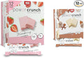 Power Crunch Protein Wafer Bars High Protein Snacks Strawberry Crème &amp Cinnamon Roll 1.4 Ounce (12 Count) Bundle