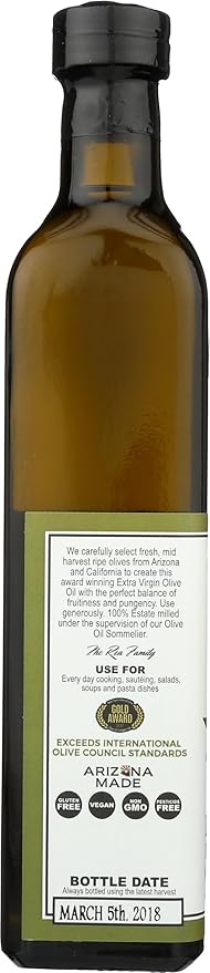 Queen Creek Olive Mill Balanced Extra Virgin Olive Oil 17 Oz