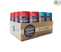 High Brew Coffee Cold Brew Double Espresso/Mexican Vanilla Red &amp Blue Variety Pack 8 Fl Oz Can (Pack of 12)