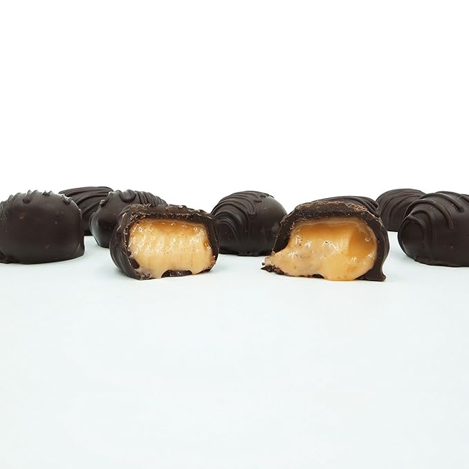 Philadelphia Candies Homemade Orange Creams Dark Chocolate 1 Pound Gift Box